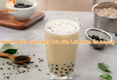Hướng dẫn cách pha Trà sữa Lài thơm ấn tượng